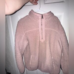 Cozy Pink Sherpa Women's Sweater
